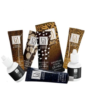 LAMI LASHES & BROWS - SAVANNAH COLOR GUARD - Kit complet (5 couleurs) + 2 Oxidants (offerts)