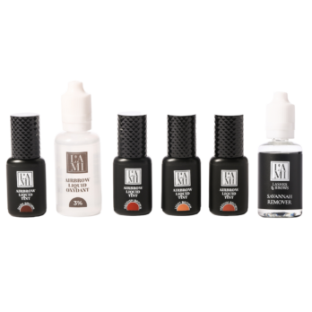 LAMI AIRBROW LIQUID - Full Kit - 4 teintures + Oxydant 3% + Remover offert